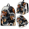 Rottweiler With Jacket Print Backpack- Express Shipping - Deruj.com