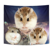 Cute Roborovski Hamster Print Tapestry-Free Shipping - Deruj.com