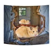 Golden Hamster Print Tapestry-Free Shipping - Deruj.com