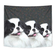 Cute Japanese Chin Dog Print Tapestry-Free Shipping - Deruj.com