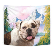 American Bulldog Print Tapestry-Free Shipping - Deruj.com