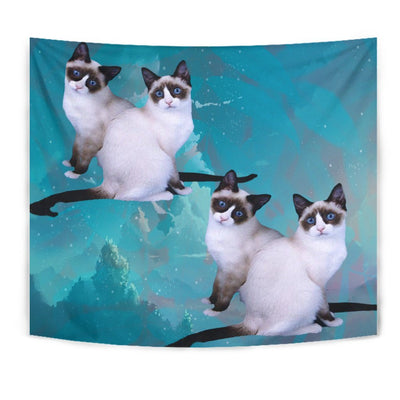 Lovely Snowshoe Cat Print Tapestry-Free Shipping - Deruj.com