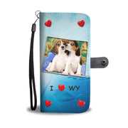 Lovely Beagle Dog Print Wallet Case-Free Shipping-WY State - Deruj.com