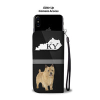 Cute Norwich Terrier Print Wallet Case-Free Shipping-KY State - Deruj.com