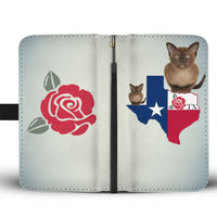 Burmese cat Print Wallet Case-Free Shipping-TX State - Deruj.com