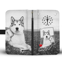 Alaskan Malamute Dog Print Wallet Case-Free Shipping-IN State - Deruj.com
