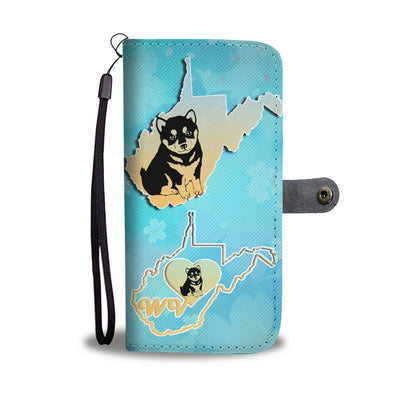 Lovely Shiba Inu Dog Art Print Wallet Case-Free Shipping-WV State - Deruj.com