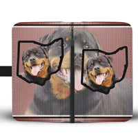 Rottweiler Print Wallet Case-Free Shipping-OH State - Deruj.com