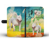 Bull Terrier Print Wallet Case-Free Shipping-WA State - Deruj.com