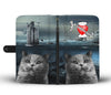 British Shorthair Cat Print Wallet Case-Free Shipping-WA State - Deruj.com