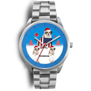 Shih Poo Dog Washington Christmas Special Wrist Watch-Free Shipping - Deruj.com