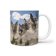 German Shepherd Mount Rushmore Print 360 Mug - Deruj.com