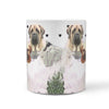 English Mastiff Mount Rushmore Print 360 White Mug - Deruj.com