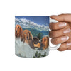 Lovely Dachshund Dog Mount Rushmore Print 360 Mug - Deruj.com