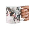 Bernese Mountain Dog Mount Rushmore Print 360 White Mug - Deruj.com
