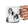Bernese Mountain Dog Art Mount Rushmore Print 360 White Mug - Deruj.com