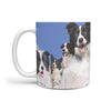 Cute Border Collie Mount Rushmore Print 360 White Mug - Deruj.com