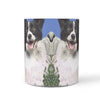 Cute Border Collie Mount Rushmore Print 360 White Mug - Deruj.com