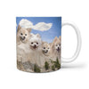 Pomeranian Dog Mount Rushmore Print 360 Mug - Deruj.com
