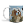 Cute Cavalier King Charles Spaniel Mount Rushmore Print 360 White Mug - Deruj.com