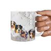 Lovely Australian Shepherd Dog Mount Rushmore Print 360 White Mug - Deruj.com