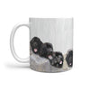 Newfoundland Dog Mount Rushmore Print 360 White Mug - Deruj.com