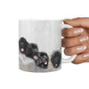 Newfoundland Dog Mount Rushmore Print 360 White Mug - Deruj.com