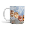 Cute Scottish Fold Cat Mount Rushmore Print 360 Mug - Deruj.com
