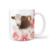Simmental cattle (Cow) Print 360 White Mug - Deruj.com