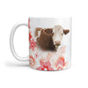 Simmental cattle (Cow) Print 360 White Mug - Deruj.com