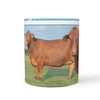 Beefmaster Cattle (Cow) Print 360 White Mug - Deruj.com