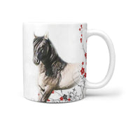 Poitevin Horse Print 360 White Mug - Deruj.com