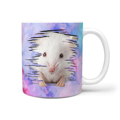 Cute White Hamster Print 360 Mug - Deruj.com
