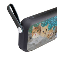 Munchkin Cat On Mount Rushmore Print Bluetooth Speaker - Deruj.com