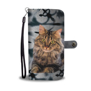 Maine Coon Cat Print Wallet Case-Free Shipping - Deruj.com