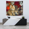 Maine Coon Cat Print Tapestry-Free Shipping - Deruj.com
