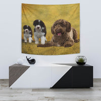 Spanish Water Dog Print Tapestry-Free Shipping - Deruj.com