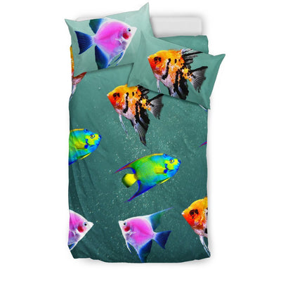 Colorful AngelFish Print Bedding Set-Free Shipping - Deruj.com