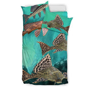 Suckermouth Catfish Print Bedding Set-Free Shipping - Deruj.com