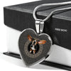 Amazing Basset Hound Dog Print Heart Pendant Luxury Necklace-Free Shipping - Deruj.com