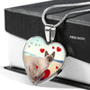 Cute Tonkinese Cat Print Heart Pendant Luxury Necklace-Free Shipping - Deruj.com