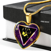Vizsla Dog Art Print Heart Charm Necklaces-Free Shipping - Deruj.com