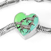 Quarter Horse Art Print Heart Charm Steel Bracelet-Free Shipping - Deruj.com