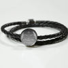 Morgan Horse Print Circle Charm Leather Bracelet-Free Shipping - Deruj.com