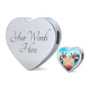 Cairn Terrier Print Heart Charm Leather Bracelet-Free Shipping - Deruj.com