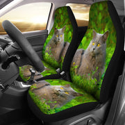 Chartreux Cat Nature Print Car Seat Covers-Free Shipping - Deruj.com