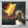 Amazing Afghan Hound Dog Print Shower Curtain-Free Shipping - Deruj.com