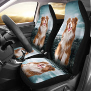 Cute Australian Shepherd Print Car Seat Covers- Free Shipping - Deruj.com