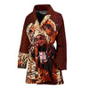 Chesapeake Bay Retriever Dog Print Women's Bath Robe-Free Shipping - Deruj.com