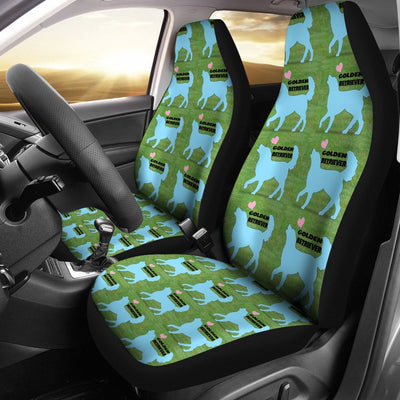 Golden Retriever Pattern Print Car Seat Covers- Free Shipping - Deruj.com